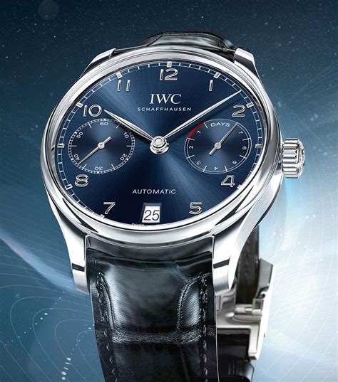 iwc portuguese blue - IWC portuguese chronograph price.